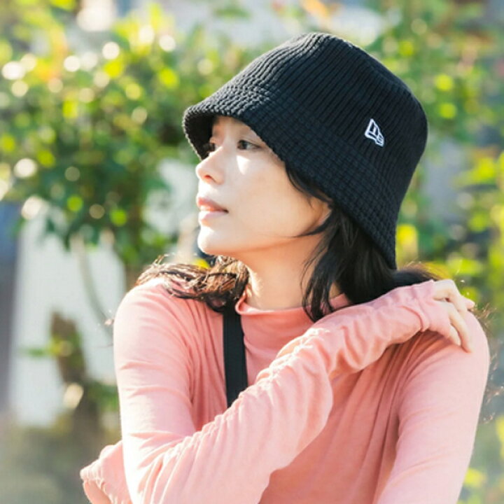 NEWERAのバケハ：理想の帽子コーデを楽しもう 【試着のみ】NEWERA ニューエラ　ニットバケットハット　バケハ