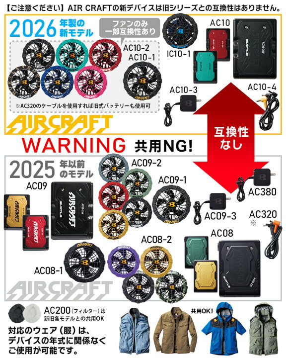 楽天市場】【最短即日出荷】 バートル AC7141 フルセット エアー 