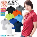 【P10倍】 ANDARE SCHIETTI 半袖ポロシャツ A-4377 コーコス 【春夏】 作業服 CO-COS アンドレスケッティ トップス ワークポロ ワークウエア Xラインシルエット 作業着 吸汗 速乾 消臭 レディース メンズ 男女兼用