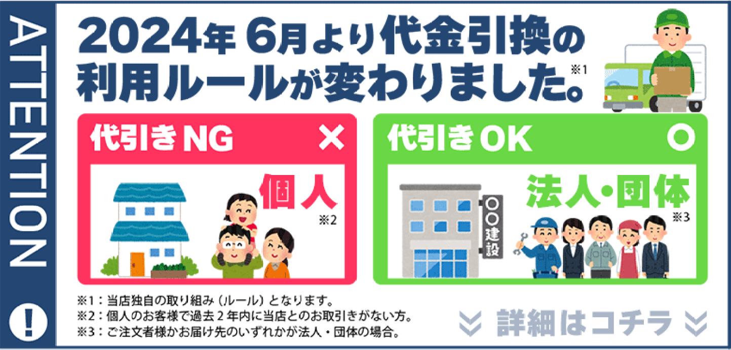 楽天市場 | ライオン屋 - 代金引換のご利用条件について