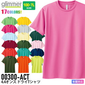 【ネコポス送料無料】 NP1 glimmer 半袖Tシャツ 00300-ACT 4.4オンス ドライTシャツ ［2］ TOMS 【通年】 ライトウェイト 薄手 無地Tシャツ クルーネック トムス 軽量 ダンス イベント 紫外線カット シンプル ユニセックス ［ポスト投函でお届け］