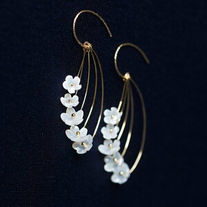 L̍׍HɂPS̉Ԃ̃tbNsAX@`Crabapple flower 14KGF K14GF 14kgf WG[ ANZT[ J[Xg[ Xg[ sAX nhCh v[g Mtg Vv L 