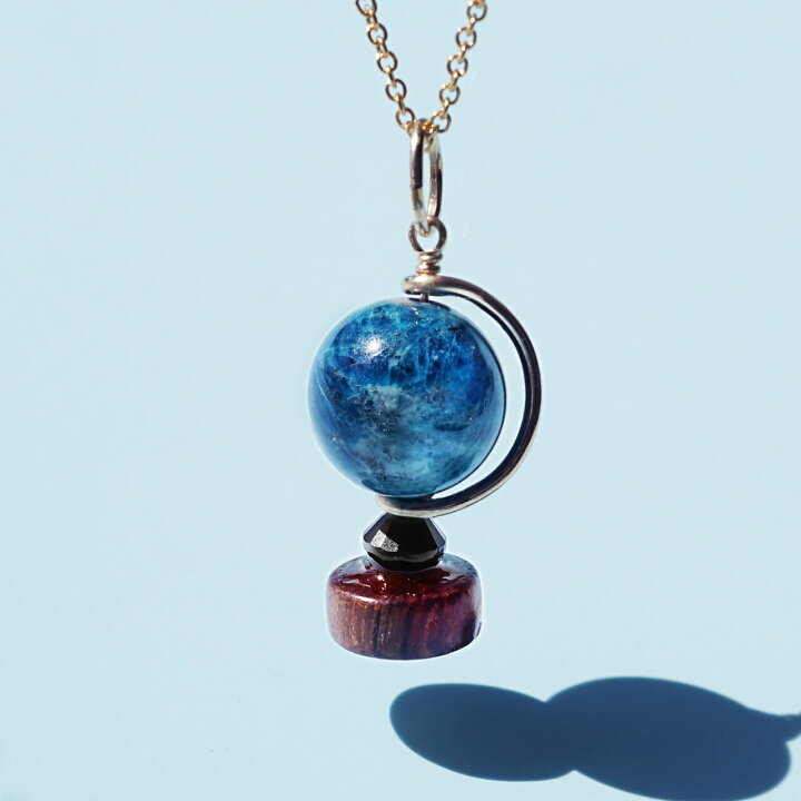楽天市場】極上ラズライトによる地球儀のネックレス ～Globe Necklace 