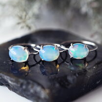 楽天市場】リング オパール シルバーの通販 