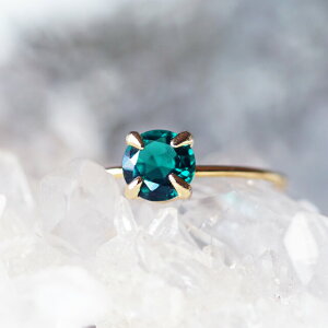 嗱IVZeBbNGḧꗱO@`Synsetic Emerald 18KGP VZeBbNGh O VR WG[ [h ANZT[ zCgf[ ̓ Vv nhCh 