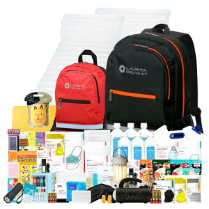 親子で揃える 防災セット SHELTER ファミリー 防災士監修 防災グッズ 地震 災害対策 防災用品 保存食 保存水 非常用トイレ ラピタ 子供用 防災セット キッズ用 子ども用 防災リュック 子供 男