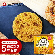 【新味登場！】 5年保存 おにぎり 非常食 保存食 【 もっちりつや炊きおにぎり ドライカレー 】北海道米1…