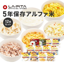 尾西のアルファ米12食セット 送料無料【尾西 5年保存のごはん全12種類 ご飯詰め合わせ 保存米 ローリングストック 防災用品 避難グッズ レジャー 災害 災害時 災害用 保存食セット 非常食セット 災害食セット 食品 食料】