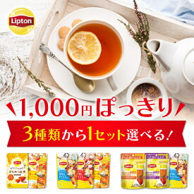 リプトン 公式 1000円ジャスト バリエーションセット 水出しアイスティー はちみつ紅茶 キープ＆チャージ アールグレイ フレーバーティー 紅茶 ティーバッグ