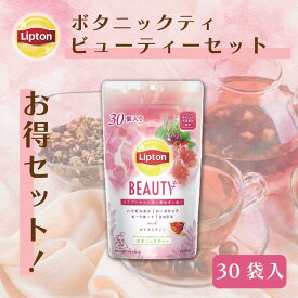 リプトン 2024 福袋 紅茶 超お得な紅茶 ボタニックティー ビューティーセット 30袋 × 3セット 詰め合わせ 業務用 お得用 大容量 セット Lipton