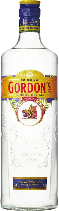 楽天市場】【送料無料】ゴードン ロンドン ドライジン 43度 750ml×12本 