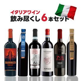 【あす楽】 【送料無料】 イタリア ワインセット第1弾[750ml×6本]【北海道・東北・四国・九州・沖縄県は必ず送料がかかります】