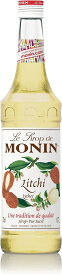【送料無料】MONIN モナン ライチ・シロップ 700ml×2本【ご注文は12本まで同梱可能】ノンアルコール シロップ
