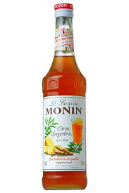 【送料無料】MONIN モナン レモンジンジャー・シロップ 700ml×12本ノンアルコール シロップ