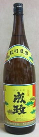 日本酒 富山 成政酒造 上撰 本醸造 1800ml 1.8L 1本【ご注文は1ケース（6本）まで同梱可能】