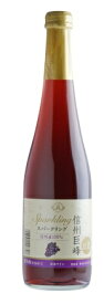 アルプス 信州巨峰スパークリングワイン 500ml 1本【ご注文は12本まで同梱可能】