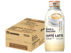 【送料無料】UCC BEANS&ROASTERS CAFFE LATTE カフェラテ ボトル缶 375ml×24本ビーンズ アンド ロースターズ
