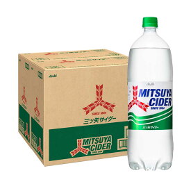 4/20限定全品P3倍 【あす楽】 【送料無料】アサヒ 三ツ矢サイダー 1.5L 1500ml×16本/2ケース