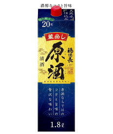 4/20限定全品P3倍 【あす楽】【送料無料】福徳長 原酒 アルコール度 20度 1800ml×6本【北海道・沖縄県・東北・四国・九州地方は必ず送料がかかります】