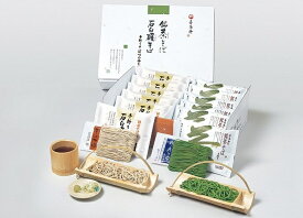 【送料無料】手折りそば つめ合わせ （化粧箱入） TMI-10 (銘茶そば5食、石臼碾そば5食)×6セット乾麺 茶そば 蕎麦 そば 詰合せ 詰め合わせ ギフト セット