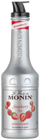 5/30限定P3倍 【送料無料】MONIN モナン ストロベリー フルーツミックス ペット 1000ml 1L×4本【ご注文は8本まで同梱可能】ノンアルコール シロップ