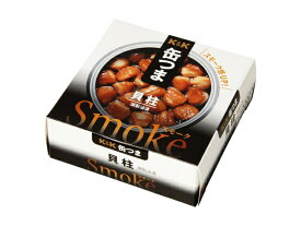 5/15限定P3倍 【送料無料】K&K 缶つま Smoke 貝柱 50g×24個