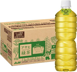 【送料無料】アサヒ飲料 緑茶 ラベルレスボトル PET 630ml×24本【北海道・東北・四国・九州・沖縄県は必ず送料がかかります】