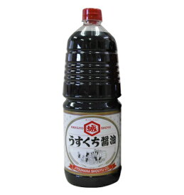 4/20限定全品P3倍 【送料無料】城端醤油 うすくち醤油 薄口 1.8L 1800ml×6本