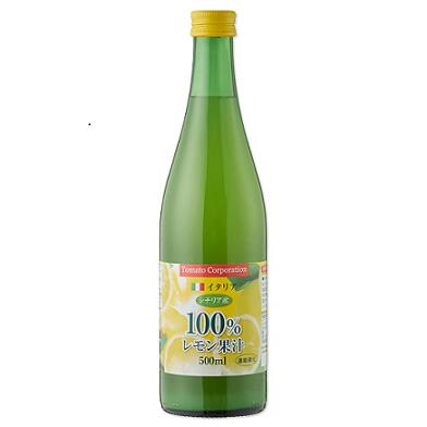 イタリア シチリアの新鮮なレモンを使用 送料無料 トマトコーポレーション レモン果汁 イタリア産 6個 【SALE／79%OFF】 500ml メーカー包装済 100％ 濃縮還元