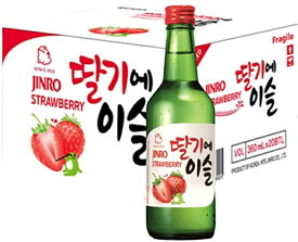 4/24日20時～25日限定P3倍 【送料無料】眞露 JINRO チャミスル ストロベリー 13度 360ml×20本【北海道・沖縄県・東北・四国・九州地方は必ず送料が掛かります】