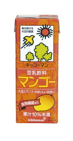 【送料無料】 キッコーマン 豆乳飲料 マンゴー 200ml×1ケース/18本