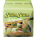 【送料無料】YumYum ヤムヤム インスタントヌードル グリーンカレー (70g×5袋入り)×6個