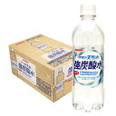 【最強配送】【送料無料】サンガリア 伊賀の天然水 強炭酸水 500ml×24本/1ケース炭酸 ペット プレーン 無糖 まとめ買い 割材 国産 ハイボール ウイスキー 焼酎 日本酒 ワイン 梅酒