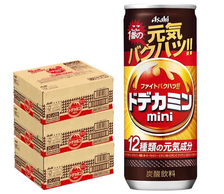【国内正規品】アサヒ飲料 ドデカミンmini 缶 250ml×3ケース 90本