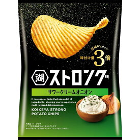 【抽選で1等77,777ポイント当たる！】【送料無料】湖池屋 KOIKEYA STRONGポテトチップス ストロング サワークリームオニオン53g×1ケース/12袋