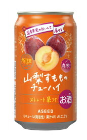 【抽選で1等2万ポイント当たる！】【送料無料】 アシード アスター 山梨すもものチューハイ 350ml×1ケース/24本【本州(一部地域を除く)は送料無料】