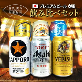 お歳暮 御歳暮 クリスマス 冬ギフト お酒 プレゼント 2025 飲み比べ 詰め合わせ【送料無料】国産プレミアムビール6種飲み比べセット [350ml×12本] 贈り物 ビール 家飲み 御礼 御祝 内祝 お誕生日