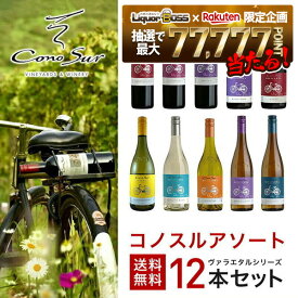 【抽選で1等77,777ポイント当たる！】ワイン ワインセット 【送料無料】よりどり選べる コノスル ヴァラエタル シリーズ 12本 ワインセット【北海道・東北・九州・四国・沖縄県は必ず送料が掛かります】