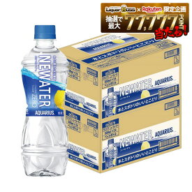 【送料無料】コカ コーラ アクエリアス NEWATER ニューウォーター 500ml×2ケース/48本熱中症対策 夏バテ 塩 塩分 夏 運動 スポーツ 体育 観戦 暑さ対策 野外 屋内 現場 仕事 冷たい