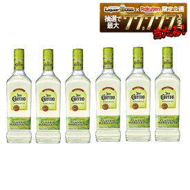 【送料無料】クエルボ マルガリータ 18度 700ml×6本【北海道・東北・四国・九州・沖縄県は必ず送料がかかります】Jose Cuervo リキュール