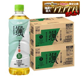【送料無料】アサヒ 颯 緑茶 620ml×2ケース/48本