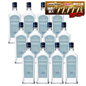 【送料無料】アサヒ ウィルキンソン ウォッカ 40度 720ml×12本/1ケース【一部地域送料無料対象外】