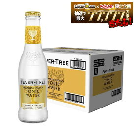【送料無料】アサヒ Fever-Tree フィーバーツリー プレミアム トニックウォーター 瓶 200ml×1ケース/24本