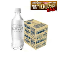 【最強配送】【送料無料】サンガリア 伊賀の天然水 強炭酸水 ラベルレス 450ml×2ケース/48本炭酸 ペット…