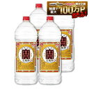 【最強配送】【送料無料】宝酒造 宝焼酎 25度 エコペット 4000ml 4L×1ケース/4本 宝 焼酎
