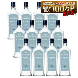 8/4 20:00〜8/10までP2倍 【送料無料】アサヒ ウィルキンソン ウォッカ 40度 720ml×12本/1ケース【一部地域送料無料対象外】