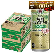 【最強配送】【送料無料】宝 焼酎ハイボール 沖縄シークヮーサー 500ml×2ケース/48本【一部地域送料無料…