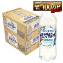 【最強配送】【送料無料】サンガリア 伊賀の天然水 強炭酸水 500ml×2ケース 48本炭酸 ペット プレーン 無糖 まとめ買い 割材 国産 ハイボール ウイスキー 焼酎 日本酒 ワイン 梅酒