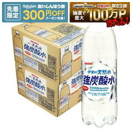 【先着300円OFFクーポン】【最強配送】【送料無料】 サンガリア 伊賀の天然水 強炭酸水 1000ml 1L×2ケー…