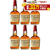 【送料無料】バーボンウイスキー メーカーズマーク 45度 1000ml 1L×6本【北海道・沖縄県・東北・四国・…